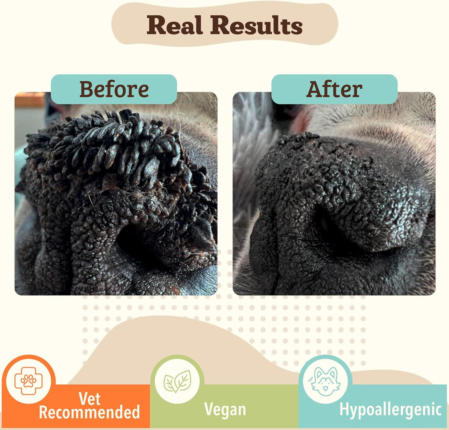 Natural Dog Company Snout Soother, Dog Nose Balm, Wax & Cream for Dry, Cracked Noses, Heals & Moisturizes with Shea Butter & Coconut Oil, Lick-Safe Nose Butter, Made in USA, 2 oz. Stick