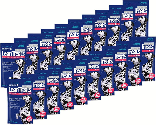 Covetrus Nutrisential Lean Treats for Dogs - Small, Medium & Large Dogs (K9) - Nutritional Low Fat, Bite-Size - Soft Chicken Flavor - 20 Pack - 4oz