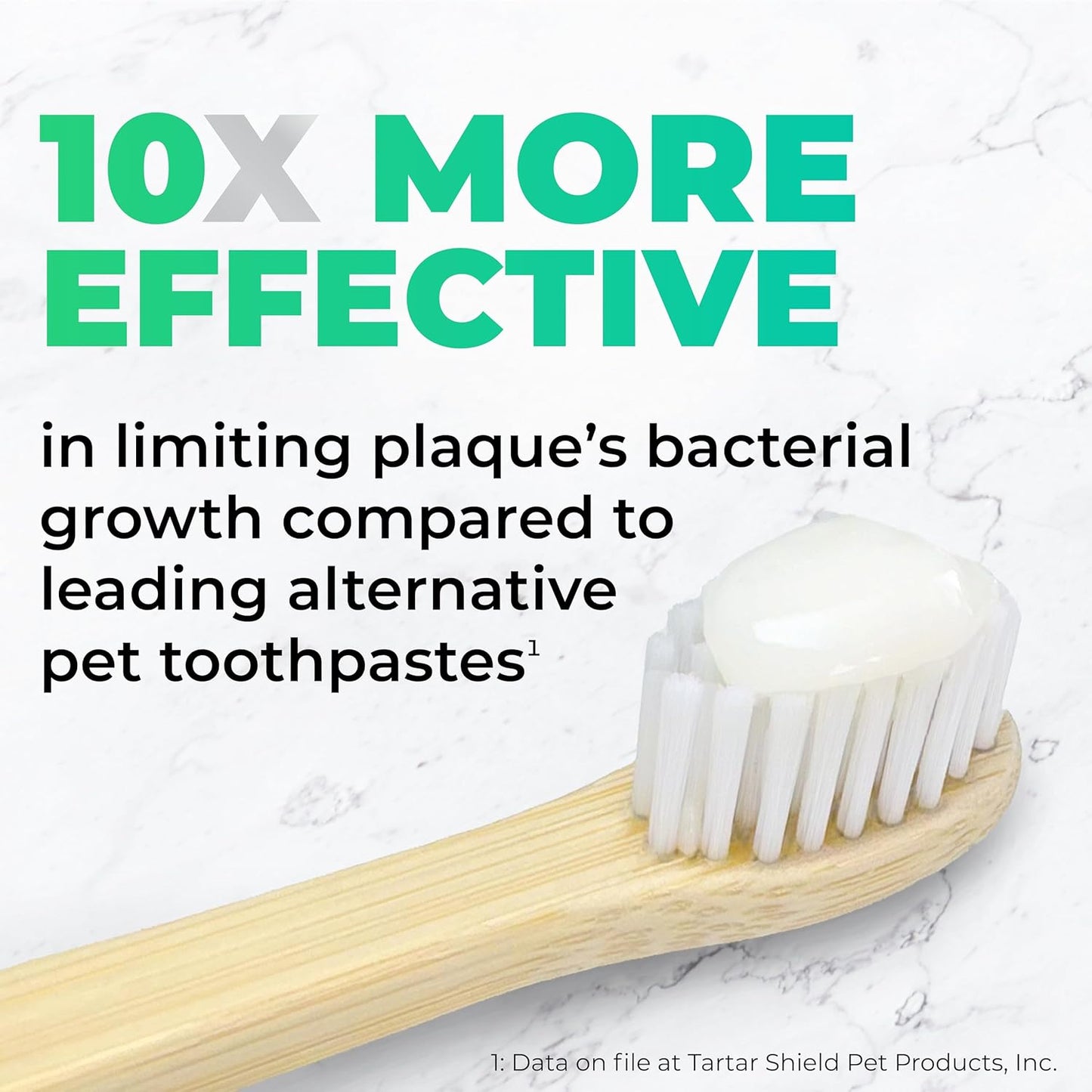 Tartar Shield Pro Care – Natural Enzymatic Pet Toothpaste Kit – Protects Against Plaque & Tartar - Freshens Breath & Removes Stains – Cleans Teeth and Gums – for Dogs & Cats - Coconut Flavor, 3 Oz.