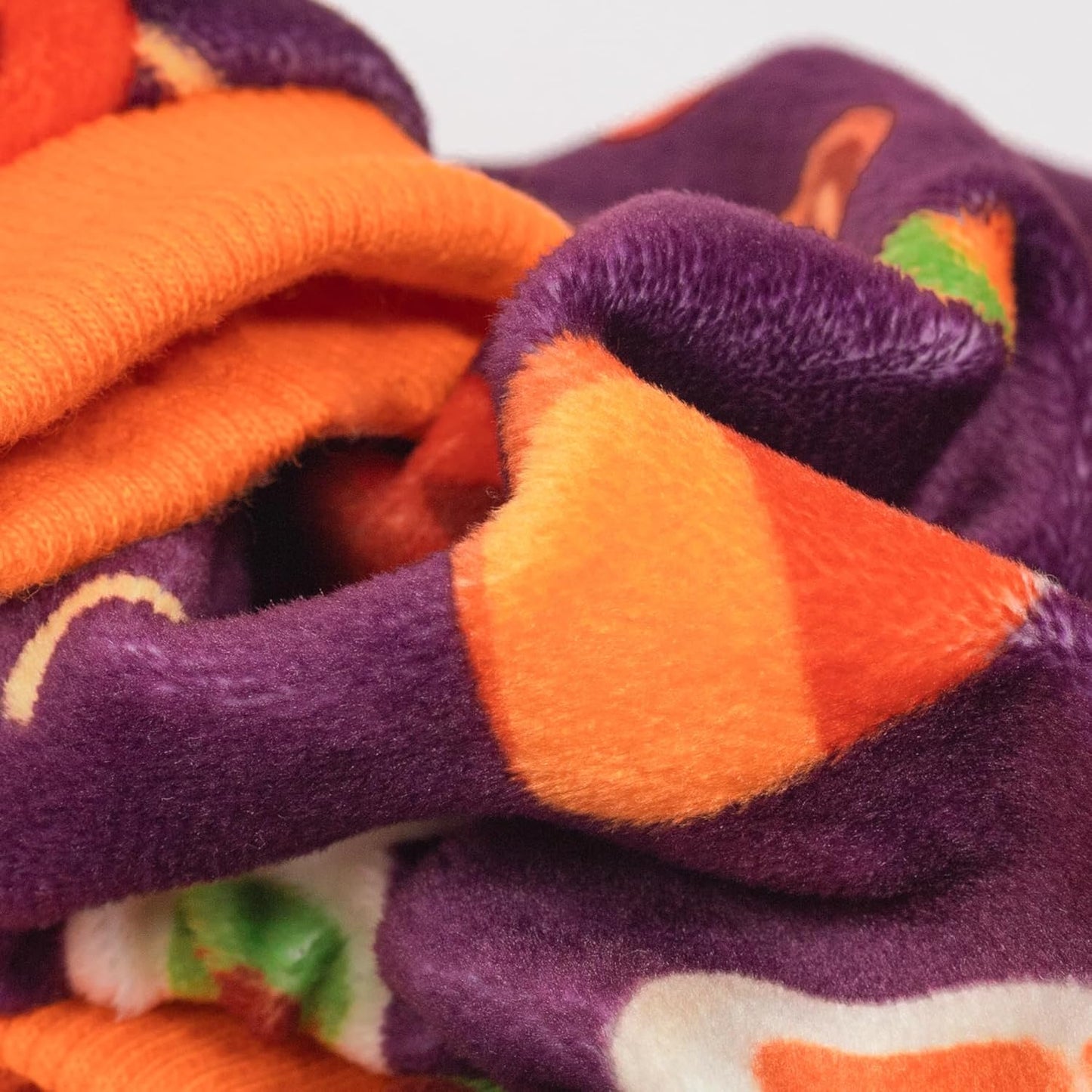 Fitwarm Halloween Candy Dog Pajamas, Funny Costumes for Small Dogs Boy Girl, Pet Outfit, Purple, Orange, XS
