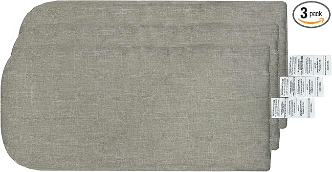 ROODO Pet Stroller Inner Pad for Exclusive Use,Original,Replaceable,Easy to Clean,Set of 3 pc(Khaki)