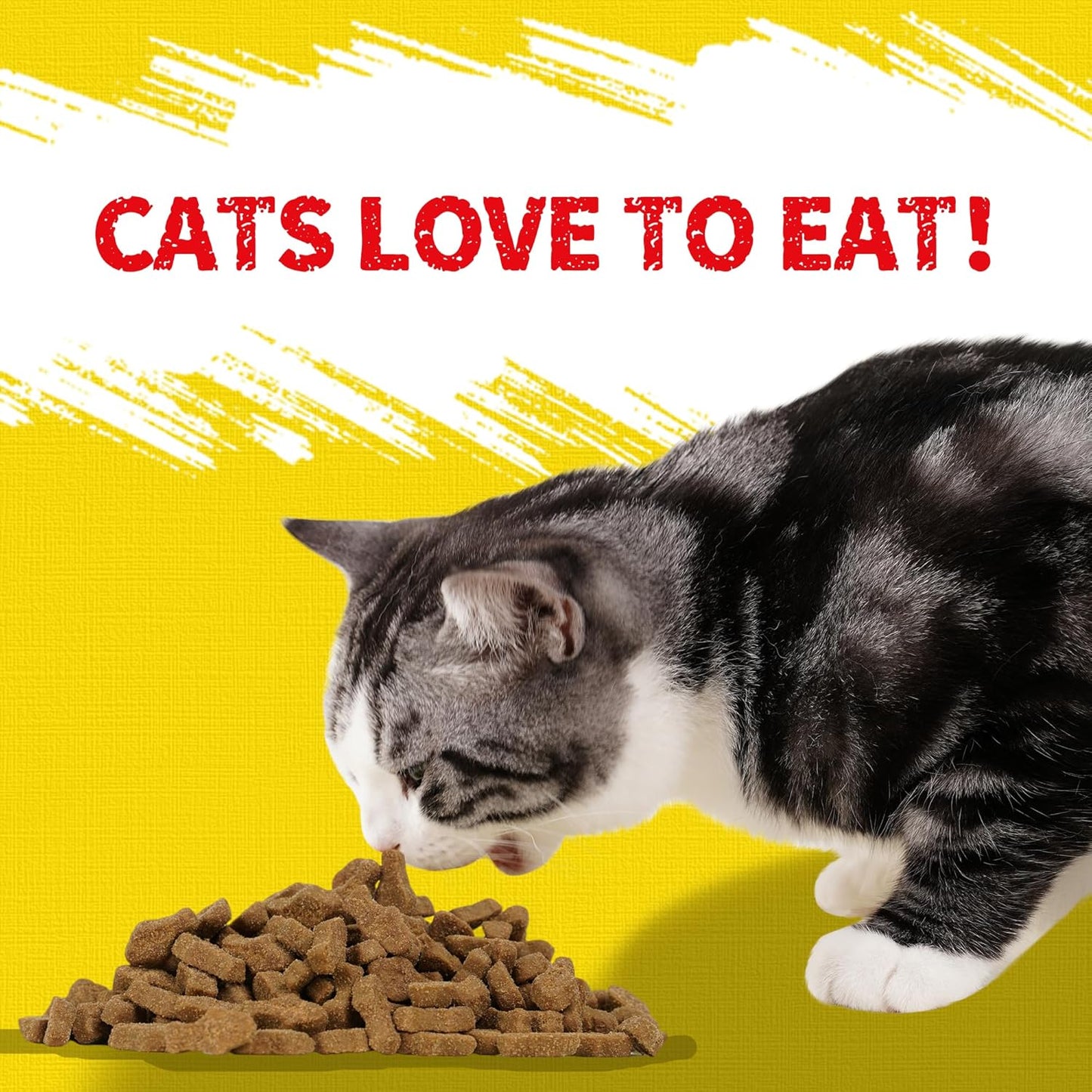 Just Try 16 OZ Cat Treats for Indoor Cats, High Protein Low-Calorie Cat Snacks, Healthy Crunchy Treats, Grain Free Natural Chicken Flavor