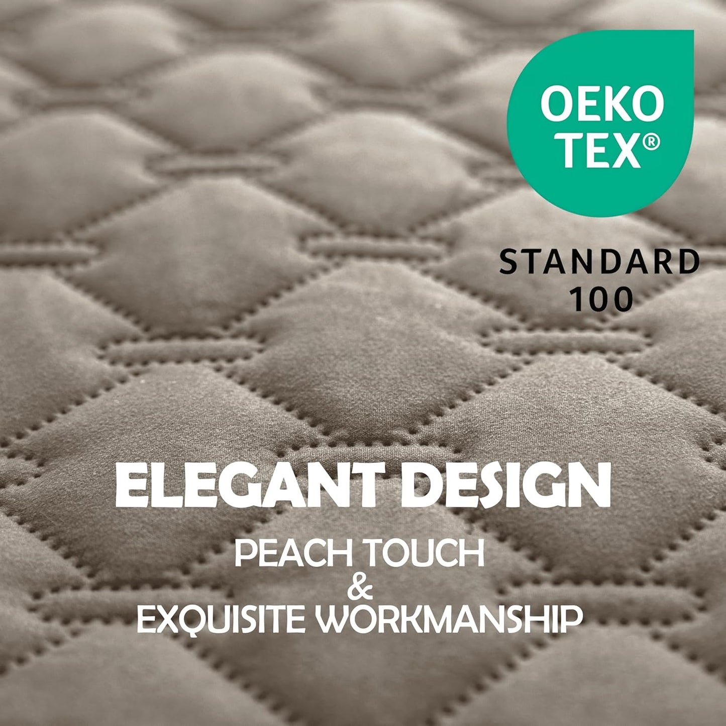 gogobunny 100% Double Sided Waterproof Dog Blanket Soft Pet Bed Cover Reversible Protect Furniture Couch Sofa Car for Puppy Large Dog Cat (Dark Stone/Light Stone, 82x82 Inch (Pack of 1))