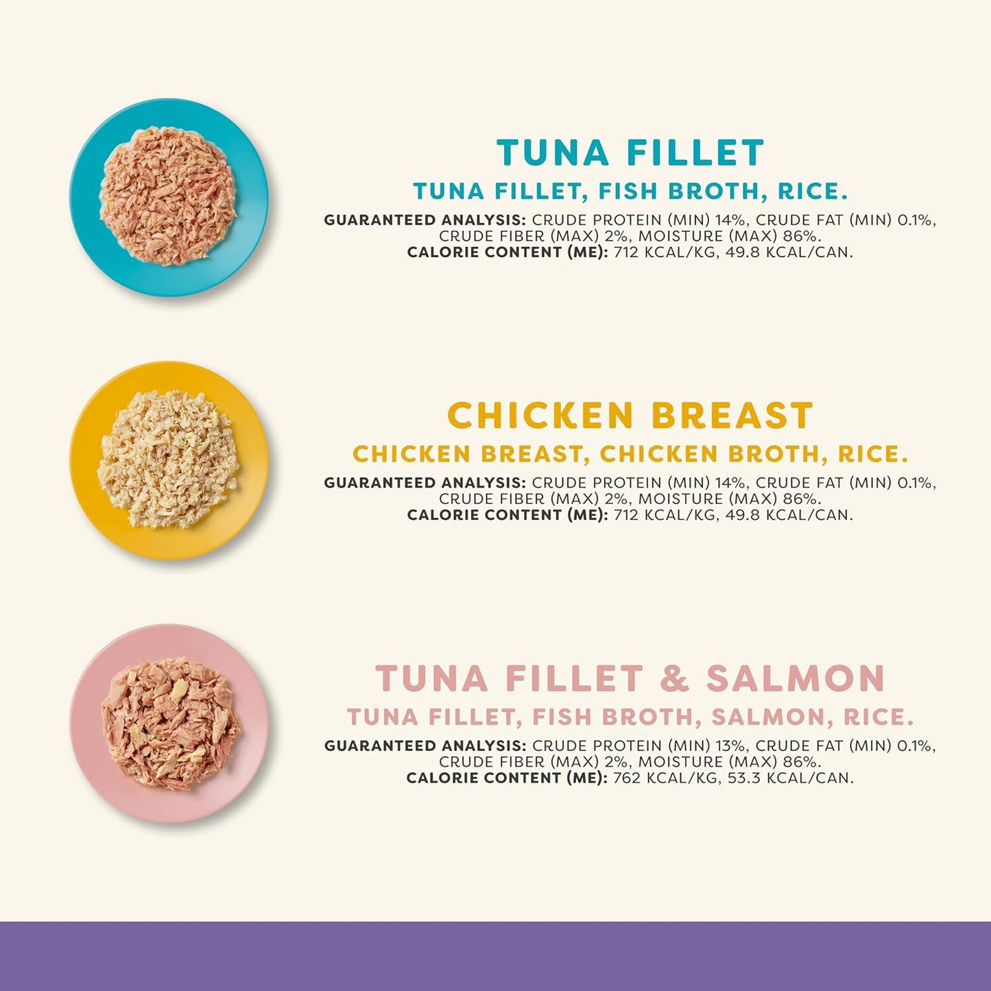 Applaws Natural Wet Canned Cat Food, Made with Limited and Natural Ingreidents, Real Protein with No Artificial Additives, Variety Pack in Broth (12 x 2.47oz Cans)