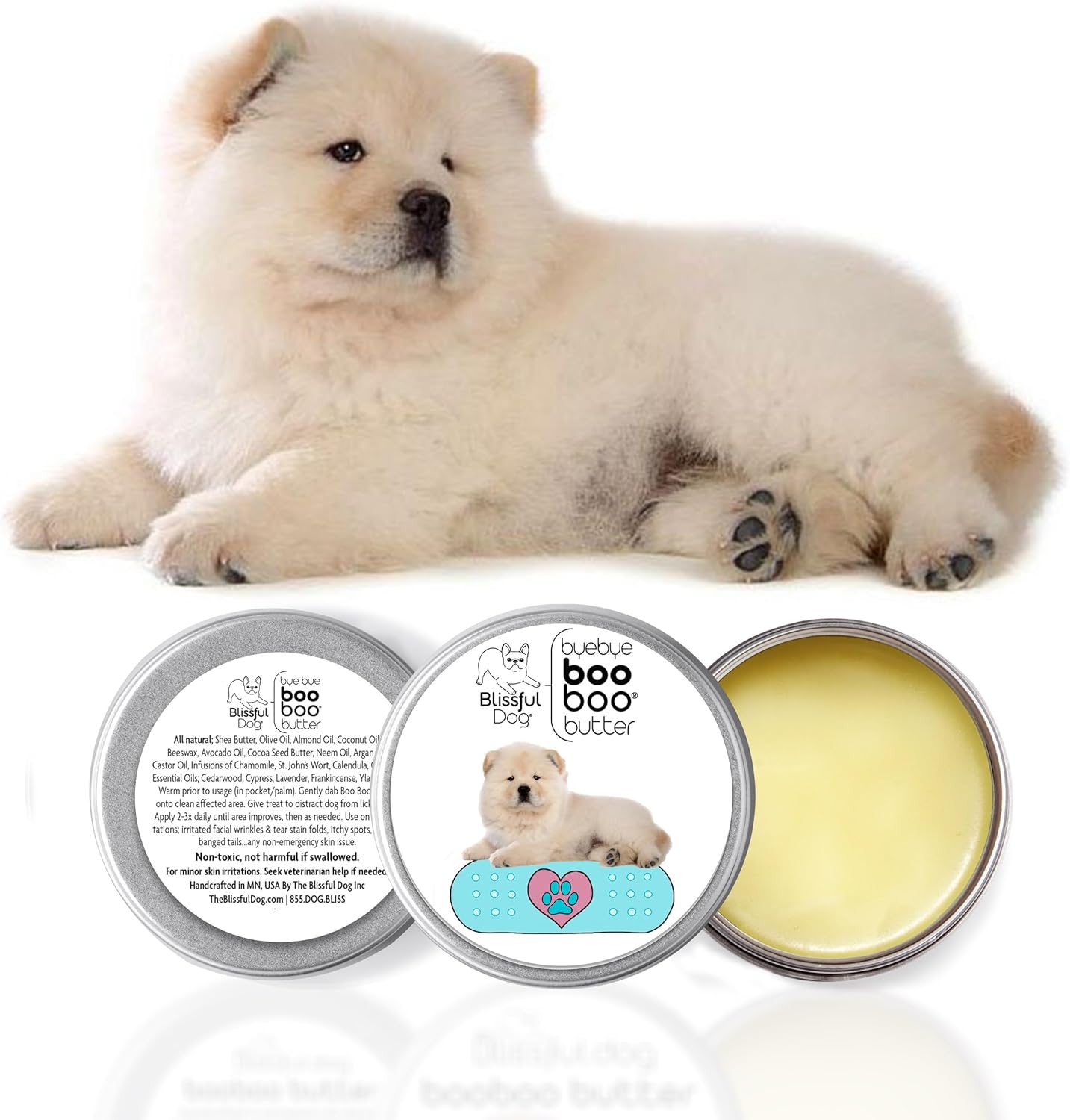 The Blissful Dog 8 oz TIN Chow Booboo Butter