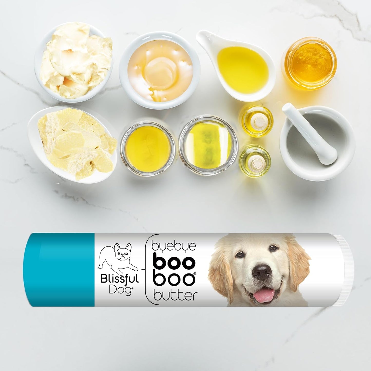 The Blissful Dog .15 oz Tube Golden Retriever Booboo Butter