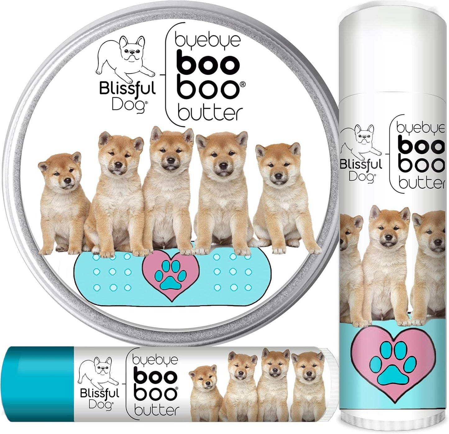 The Blissful Dog 2 oz TIN Shiba Inu Booboo Butter