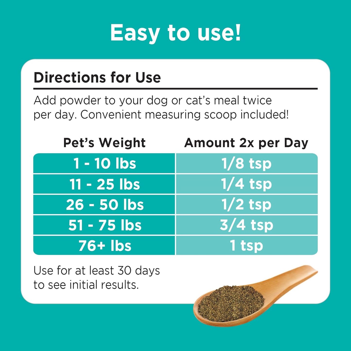 Solid Gold Cat & Dog Multivitamin Powder - Kelp Powder, Omega 3 & Vitamins for Dental, Digestive, Immune, Skin & Coat Health - Multi Vitamin for Dogs & Cats - Cat & Dog Food Additive Supplement - 5oz