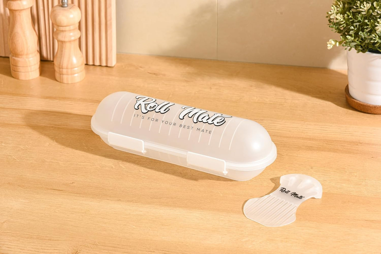Dog Food Roll Storage Container - Small (2lb/1kg) With Cutter/slicer Paw