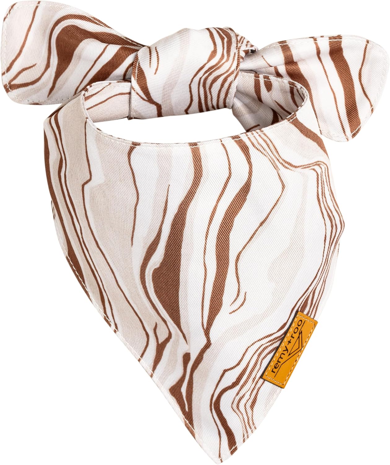 Remy+Roo Small Summer Dog Bandanas - 4 Pack Powell Set | Premium Durable Adjustable Polyester Fabric | Patented Shape Boy Dog Bandanas | Pack of Bandanas for Dogs