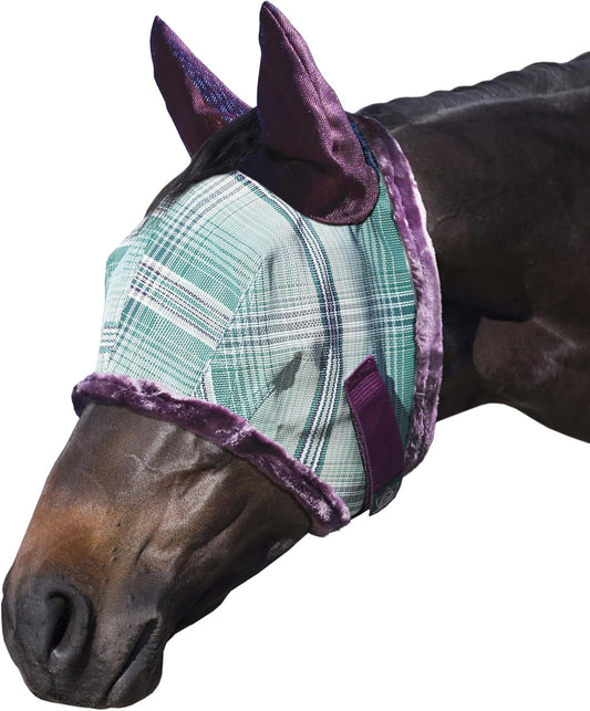 Kensington Signature Fly Mask w/Plush Fleece & Ears w/Forelock Hole Size