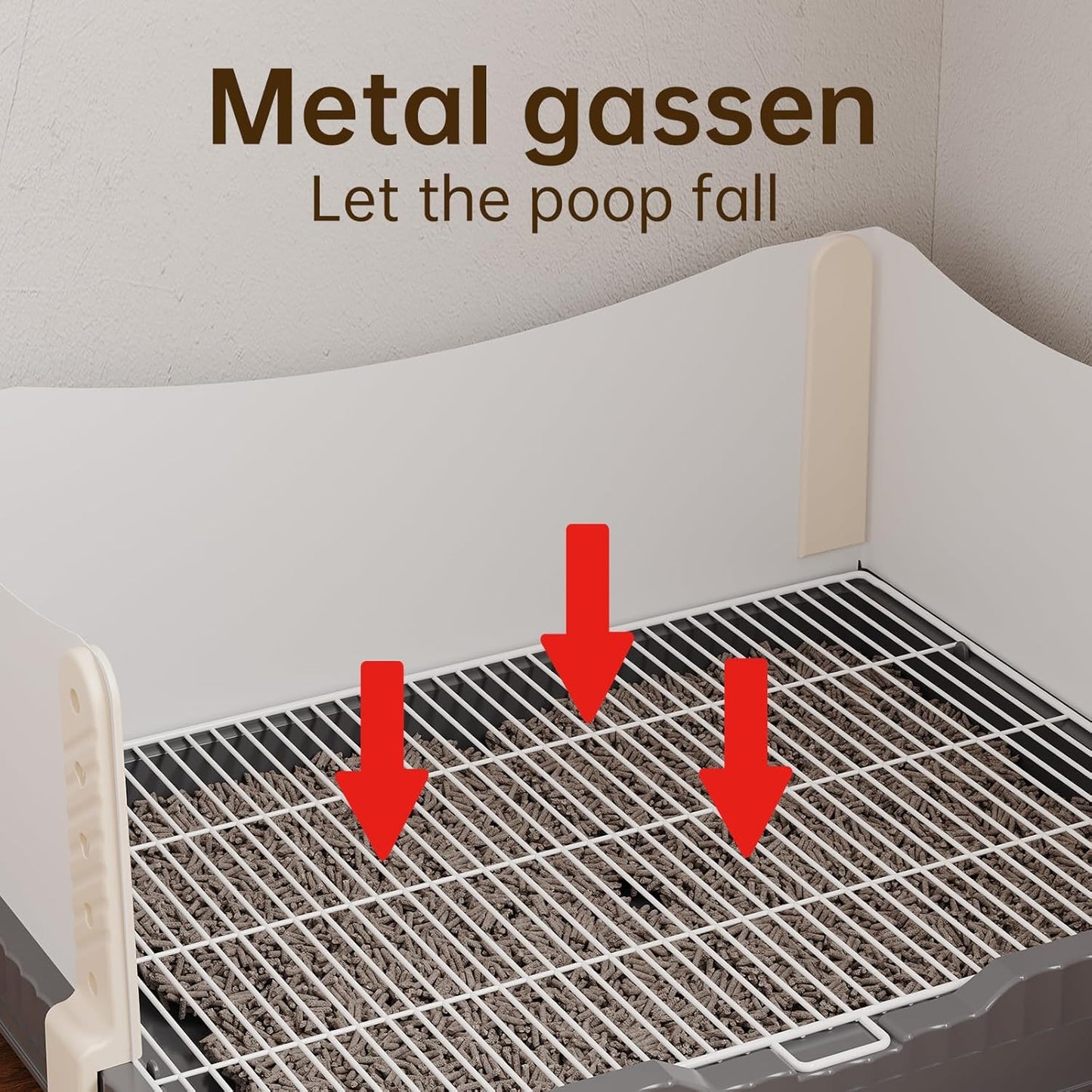 Oneluck Dog Litter Box with High Walls,30" x 22" Indoor Puppy Pee Pad Holder,Protection Wall Every Side for No Leak, Spill, Accident,Ideal for Medium Dog