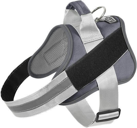 Bolux Dog Harness, No-Pull Reflective Dog Vest, Breathable Adjustable Pet Harness with Handle for Outdoor Walking - No More Pulling, Tugging or Choking