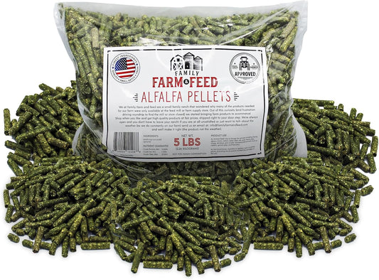 | Alfalfa Hay Food | Small Pet | Young and Adult | Pellets | 5 Pounds