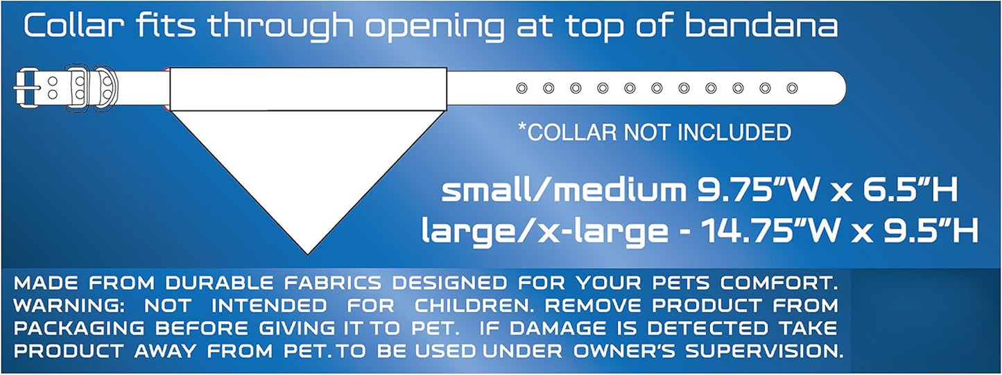 Pets First Collegiate Pet Accessories, Reversible Bandana, Florida Gators, Large/X-Large