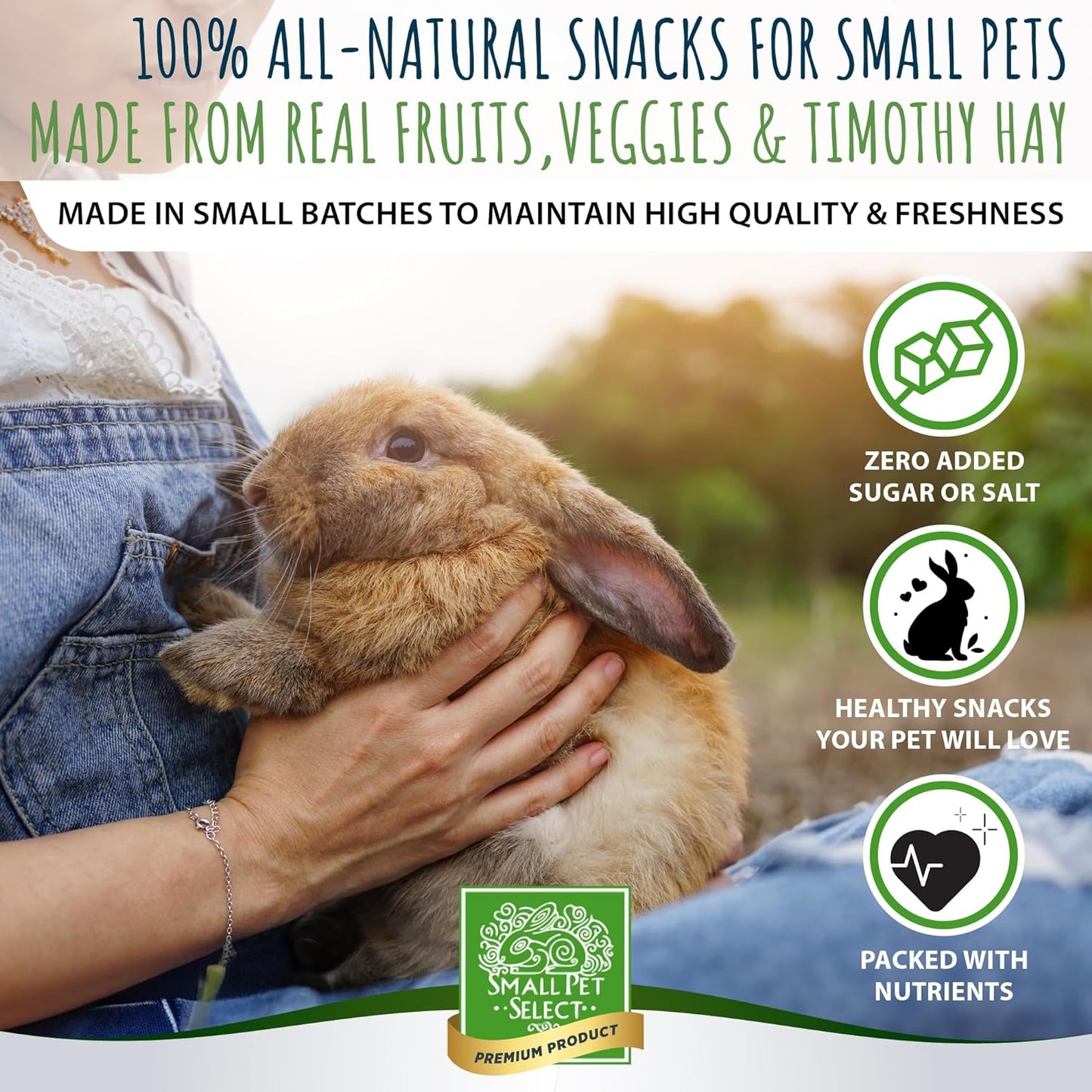 Small Pet Select - Healthy Snackers - Carrot/Pineapple