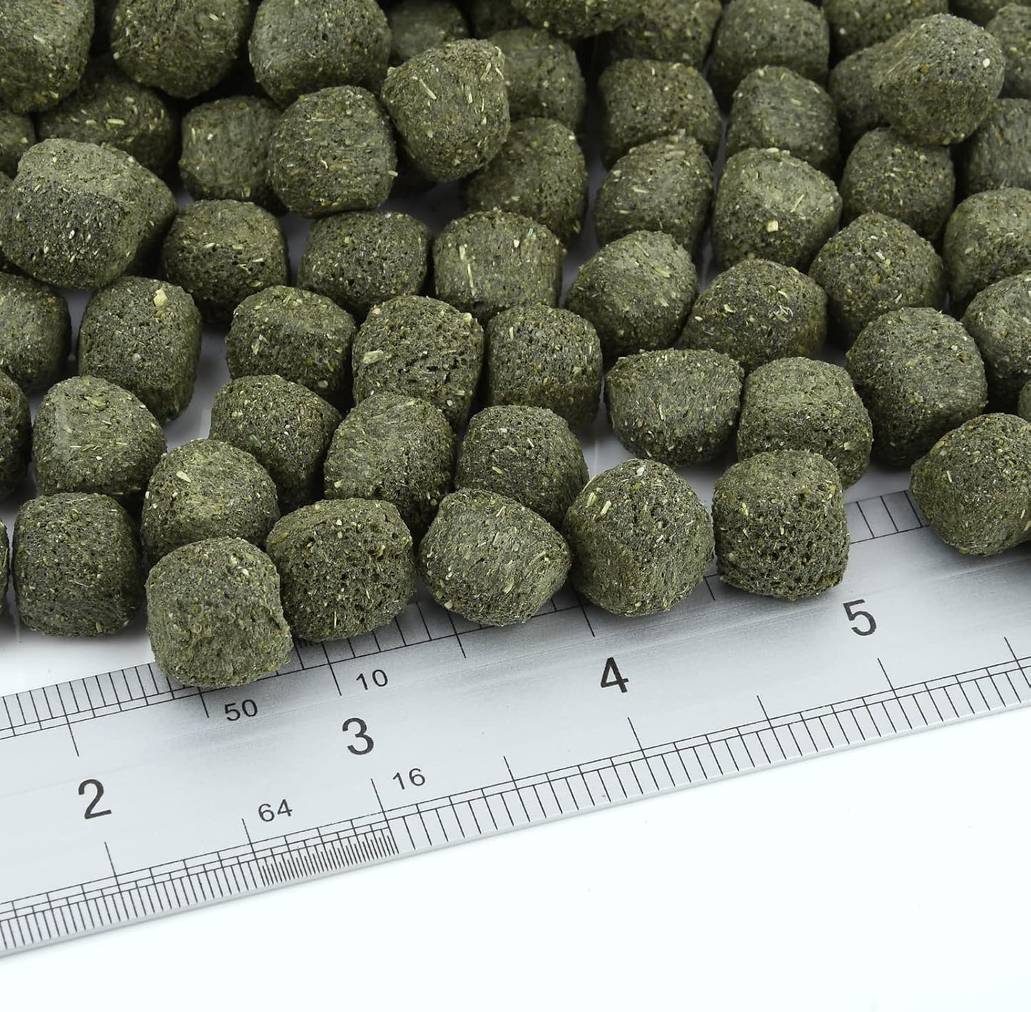 Timothy Hay Cubes 60 oz (6 * 10 oz) with Small Size - Timothy Grass Pellets for Tortoises Rabbits Guinea Pig Chinchilla