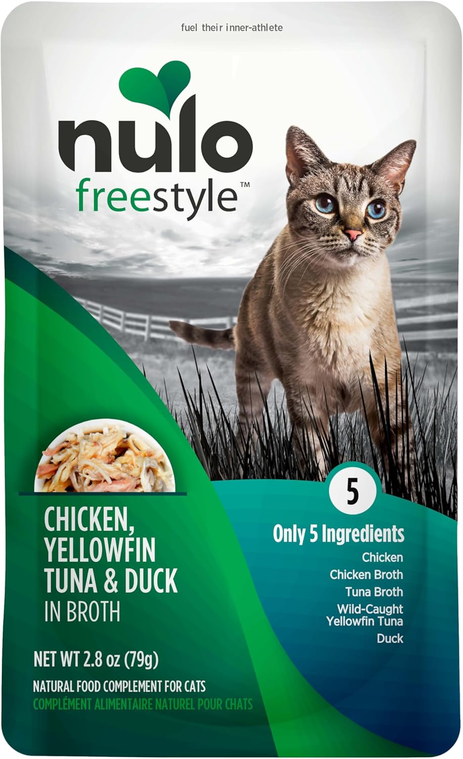 Nulo Freestyle Cat & Kitten Wet Cat Food Pouch, Premium All Natural Grain-Free Soft Cat Food Topper with Amino Acids for Heart Health and High Animal-Based Protein