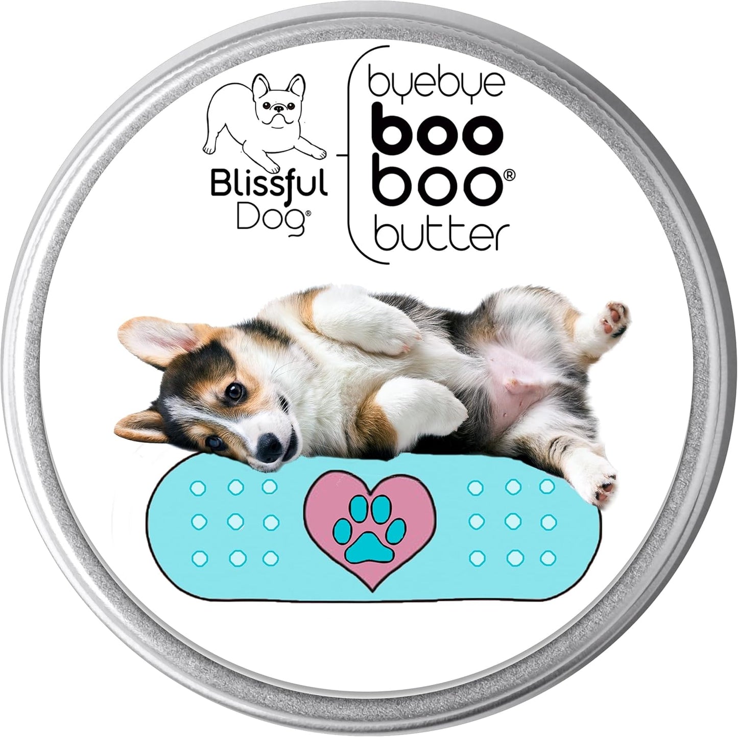 The Blissful Dog 2 oz TIN Corgi Booboo Butter