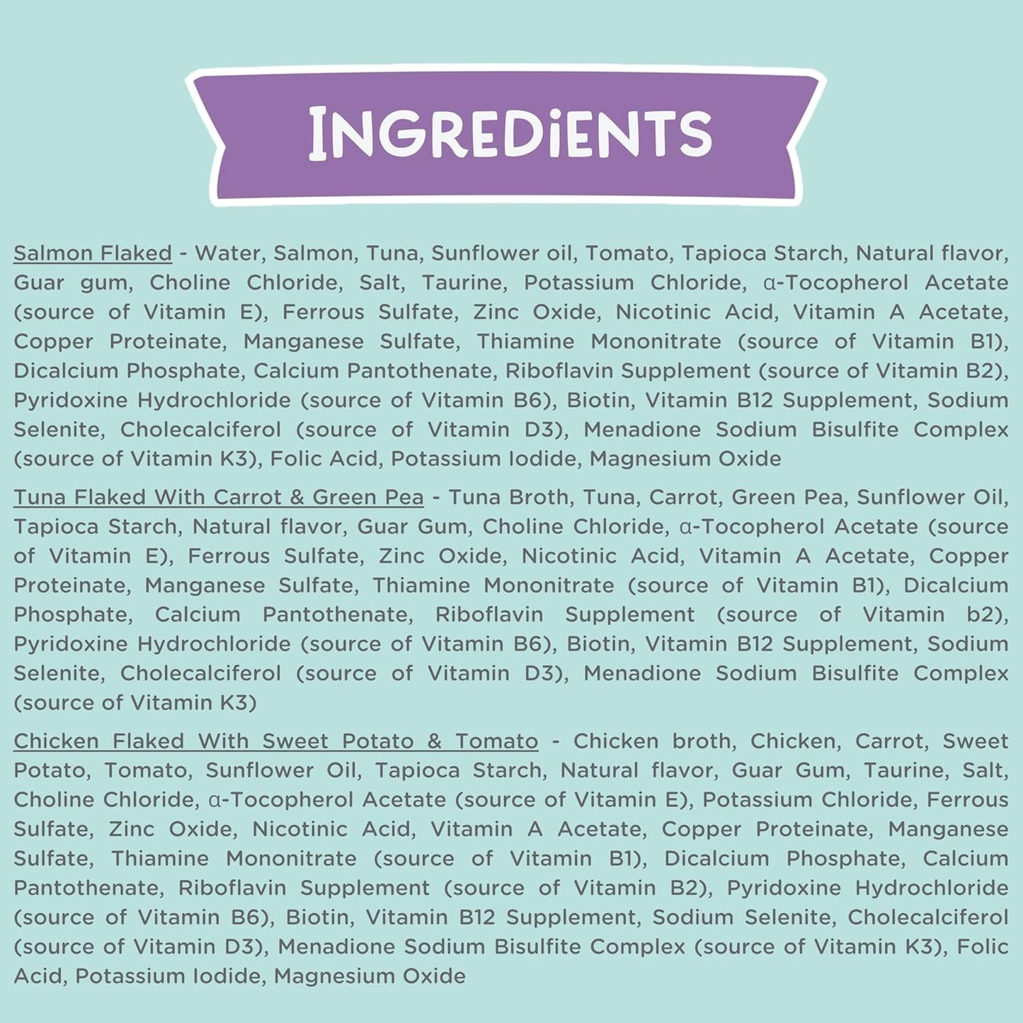 LOVE, NALA - Natural Adult Cat Wet Food - FLAKED Variety Pack - Salmon, Tuna, Chicken - Grain Free, Non-GMO, Lean Protein, Omega 3, Digestive Fiber Blend, Added Minerals & Vitamins - 12 Pack