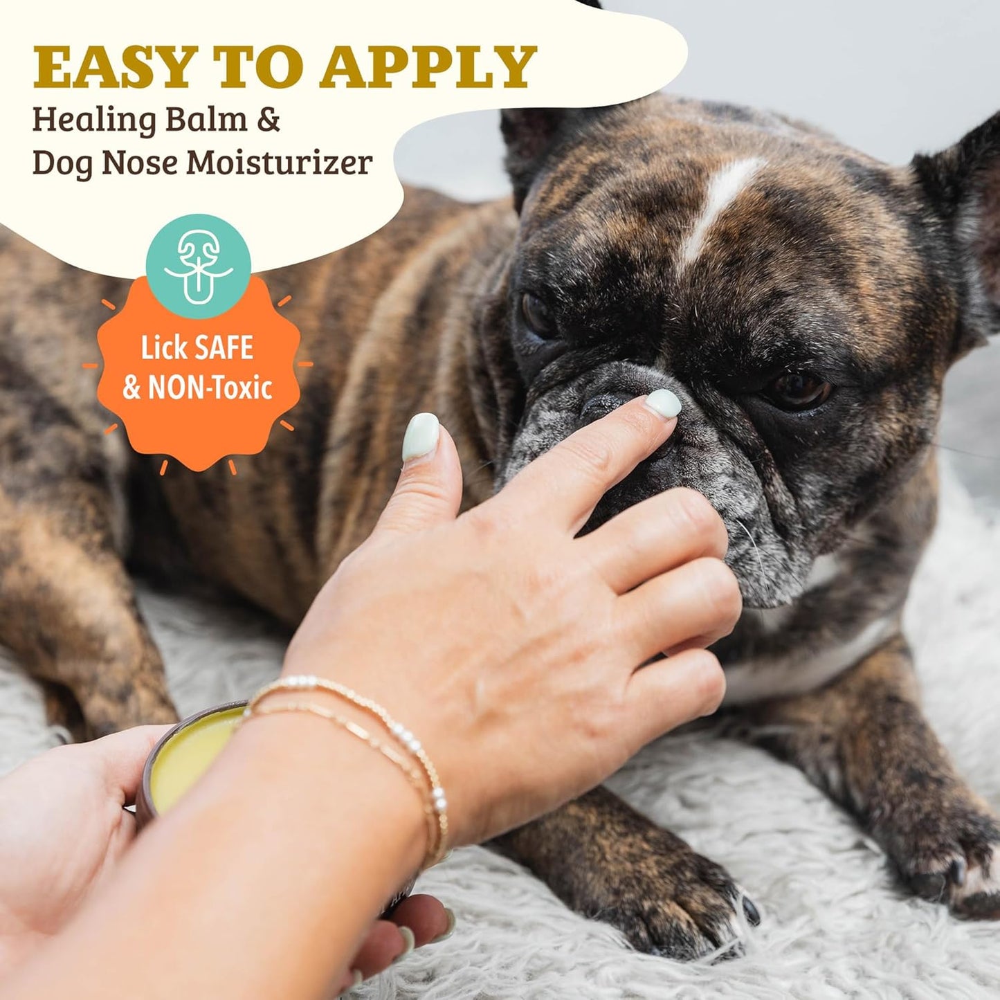 Natural Dog Company Snout Soother Bundle, Includes 2oz Tin + 0.15oz Stick, Dog Nose Balm for Chapped, Crusty and Dry Dog Noses, Organic, All Natural Ingredients, Packaging May Vary