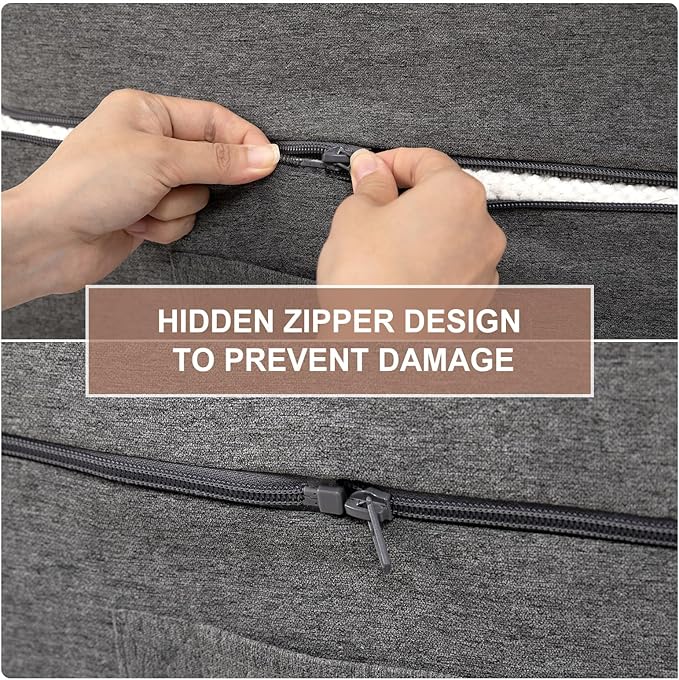 Dog Stairs for High Beds with Tunnel, 4-Step Dog Steps for Small Dogs and Cats, Foldable Pet Stairs for High Bed Climbing, Non-Slip Balanced Pet Step Indoor, Beige