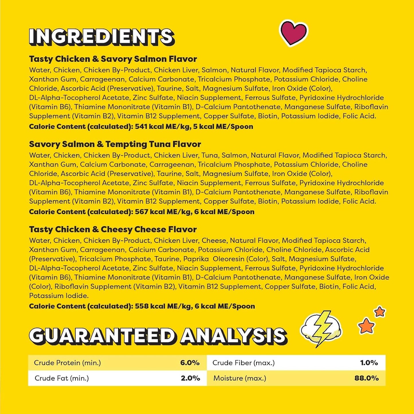 Temptations Lickable Spoons Adult Wet Cat Treats, 72 Spoons, Variety Pack