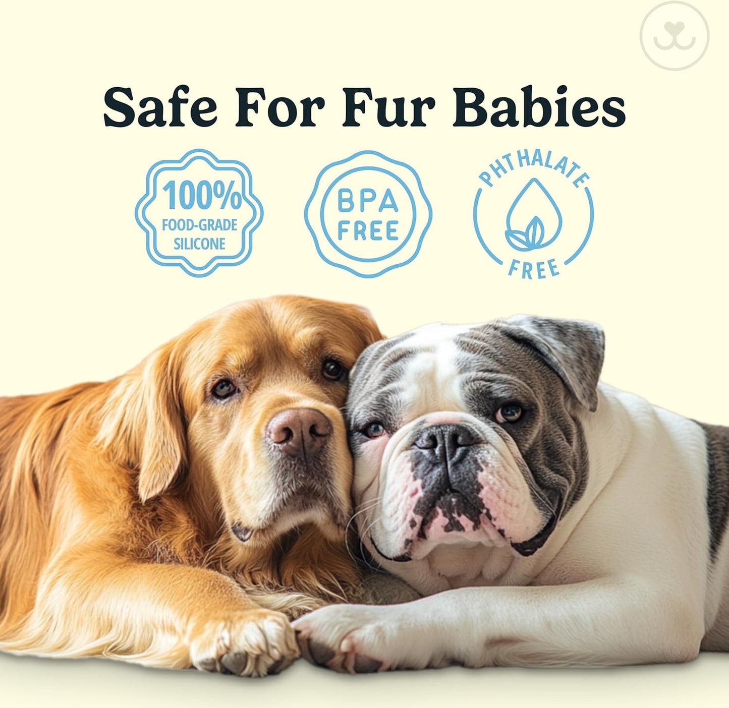 Jasper Large Dog Toothbrush, 360 Degree Pet Tooth Brushing Kit, Cat Toothbrush, Canine Dental Care & Teeth Cleaning Kit, Pet Finger Tooth Brush, Use with Dog Toothpaste, 2-Pack Navy-Blue Large