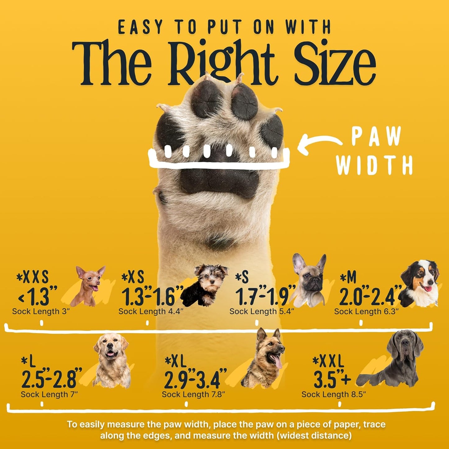 DOK TigerToes Premium Non-Slip Dog Socks for Hardwood Floors - Extra-Thick Grip That Works Even When Twisted - Prevents Licking, Slipping, and Great for Dog Paw Protection (XXS, Sassy Pink)