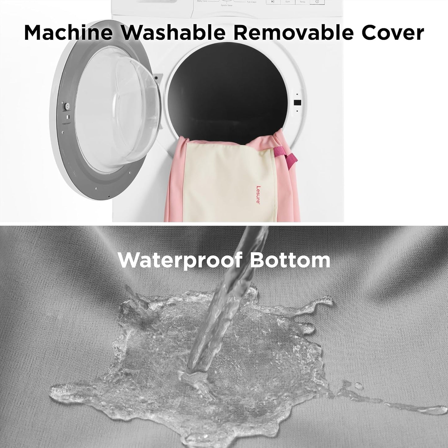 Lesure Small Dog Car Seat for Small Dogs -Soft Dog Booster Seat for Car with Storage Pocket and Clip-On Safety Leash and Thickened Memory Foam Filling, Pet Travel Carrier Bed Strawberry Cream