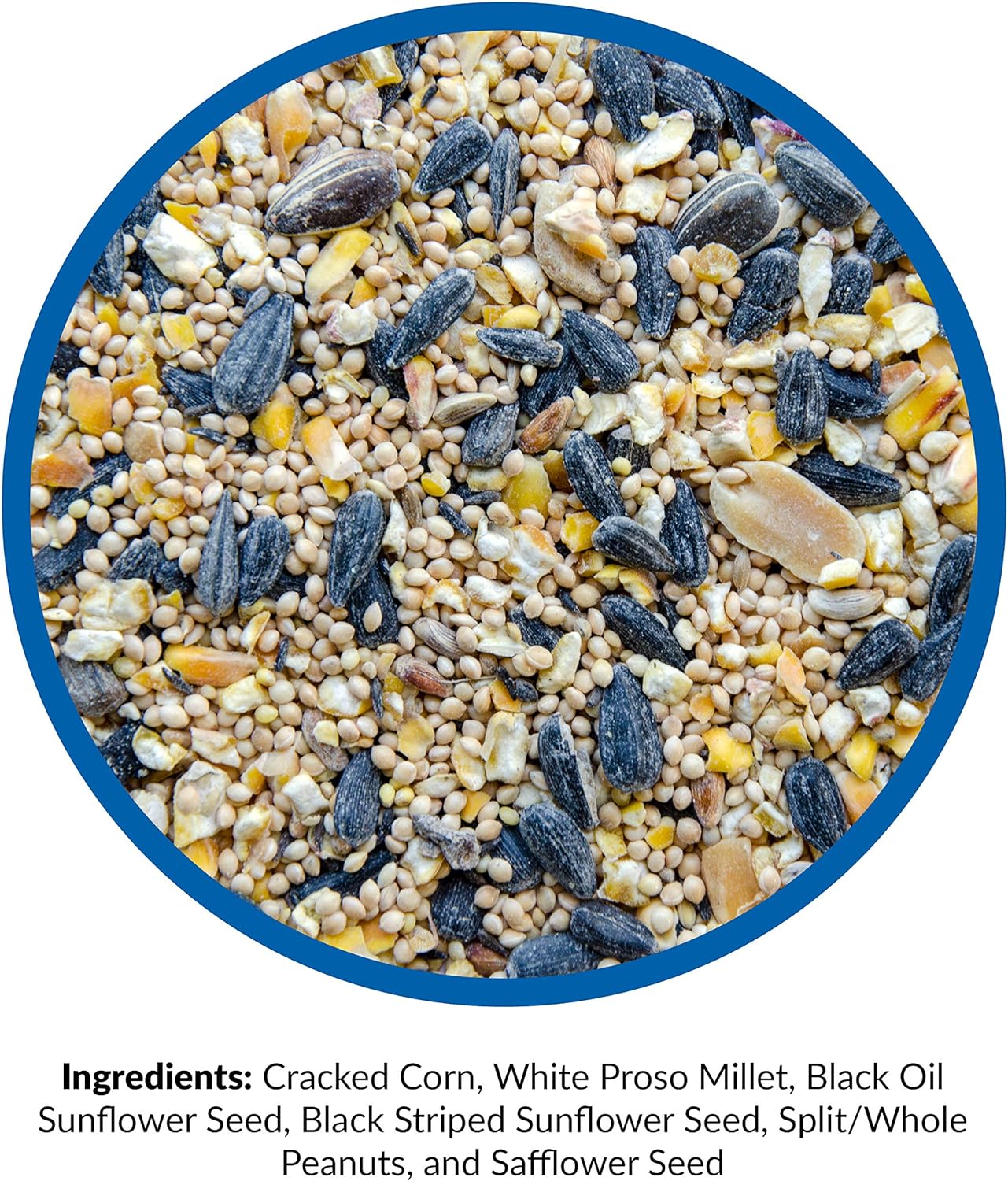 Lyric Wild Bird Mix - Wild Bird Food for Outside Feeders - Attracts Doves, Jays and many more - 20 lb. Bag