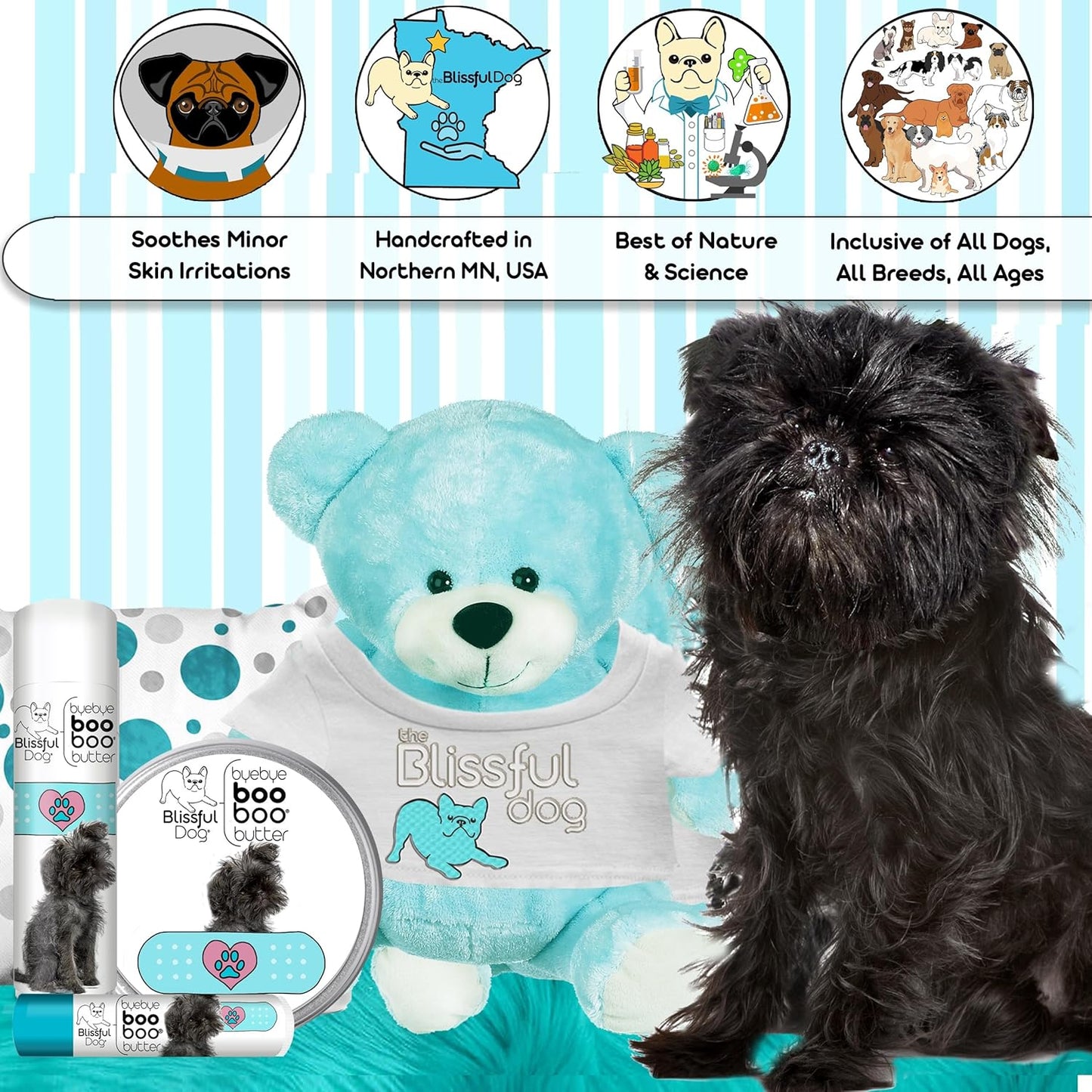 The Blissful Dog Affenpinscher Boo Butter, .15 oz