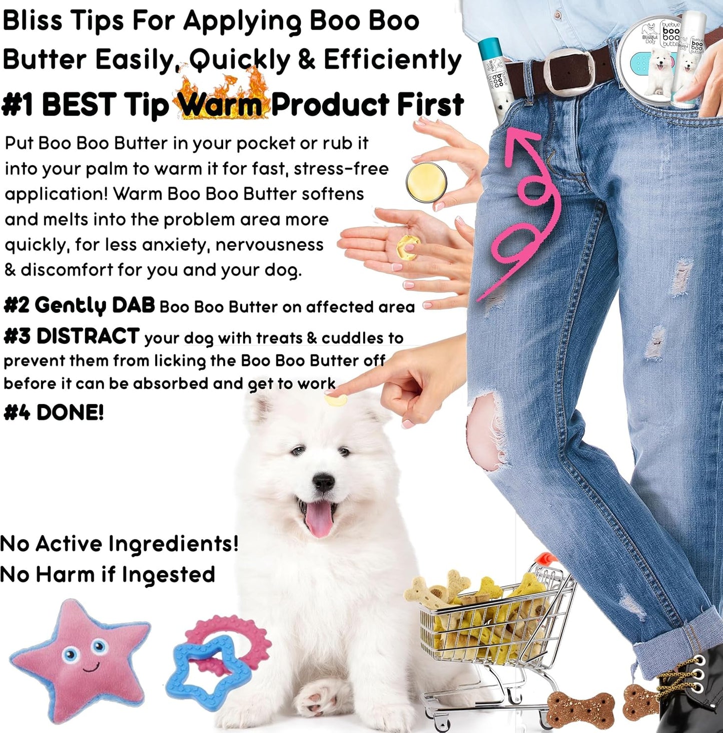 The Blissful Dog Samoyed Boo Butter, 2 oz