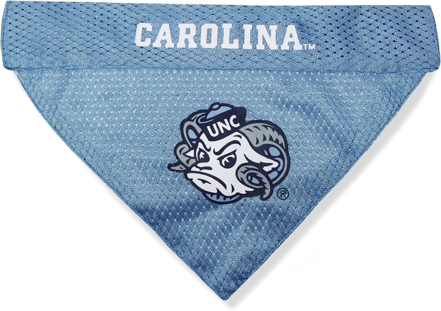Pets First NCAA Reversible Bandana. North Carolina Tar Heels Sports Fan Pet Bandana Small/Medium, Home & Away!