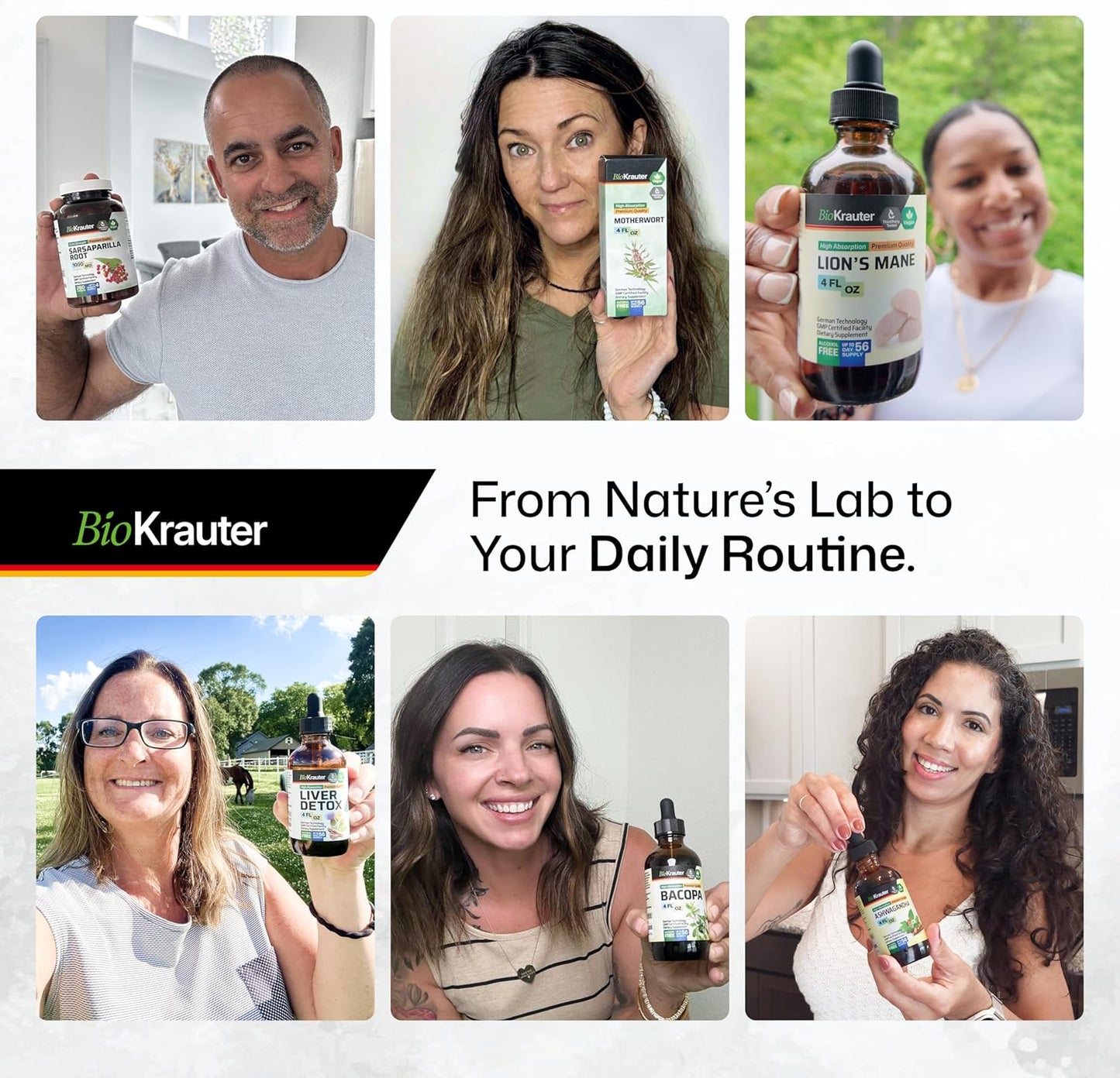 BIO KRAUTER Cats Claw Tincture - Vegan Cat's Claw Supplement - Immune Support - Alcohol & Sugar Free Extract - Vegan Drops 2 Fl.Oz.