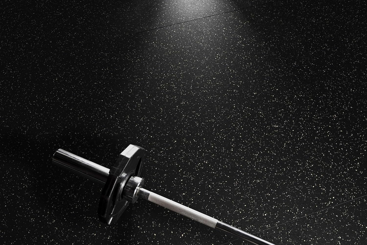 Playsafer Genaflex Rubber Gym Floor Mat, Heavy Duty Commercial Protective Gym Flooring Roll - 8mm Thick (10% Blue, 4' X 15')